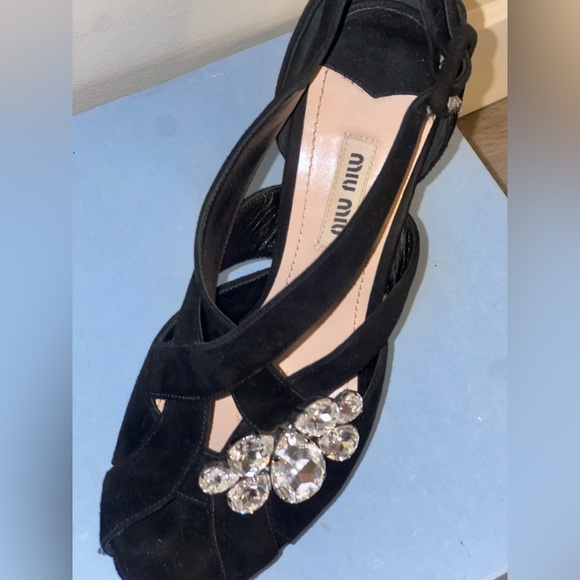 Miu Miu suade heels - Picture 4 of 6